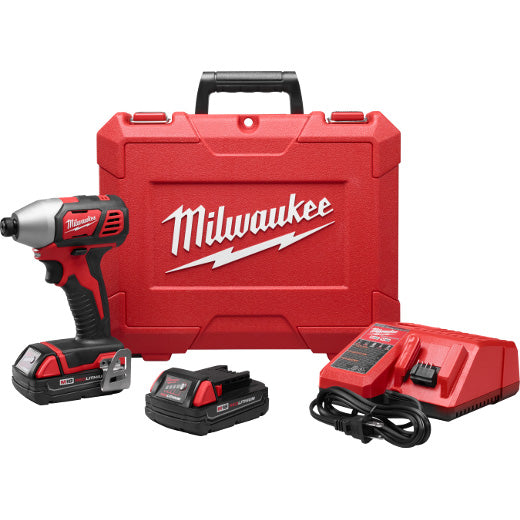 Milwaukee 2656-22CT, M18 1/4" HEX IMP DRIVER KIT