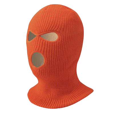 3M HD231THV, ACRYLIC KNIT BALACLAVA, THINSULATE LINED™, ONE SIZE, Orange(12/pkg)