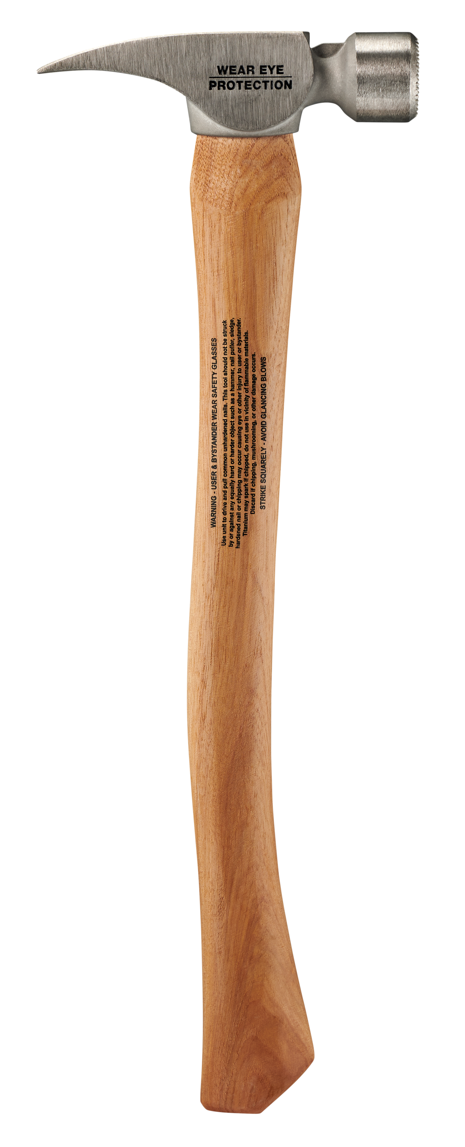 Stiletto TI14MC, 14oz Titanium Milled Face Curved Hickory Handle Hammer