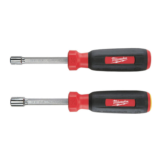 Milwaukee 48-22-2502, 2 pc SAE HollowCore Magnetic Nut Driver Set