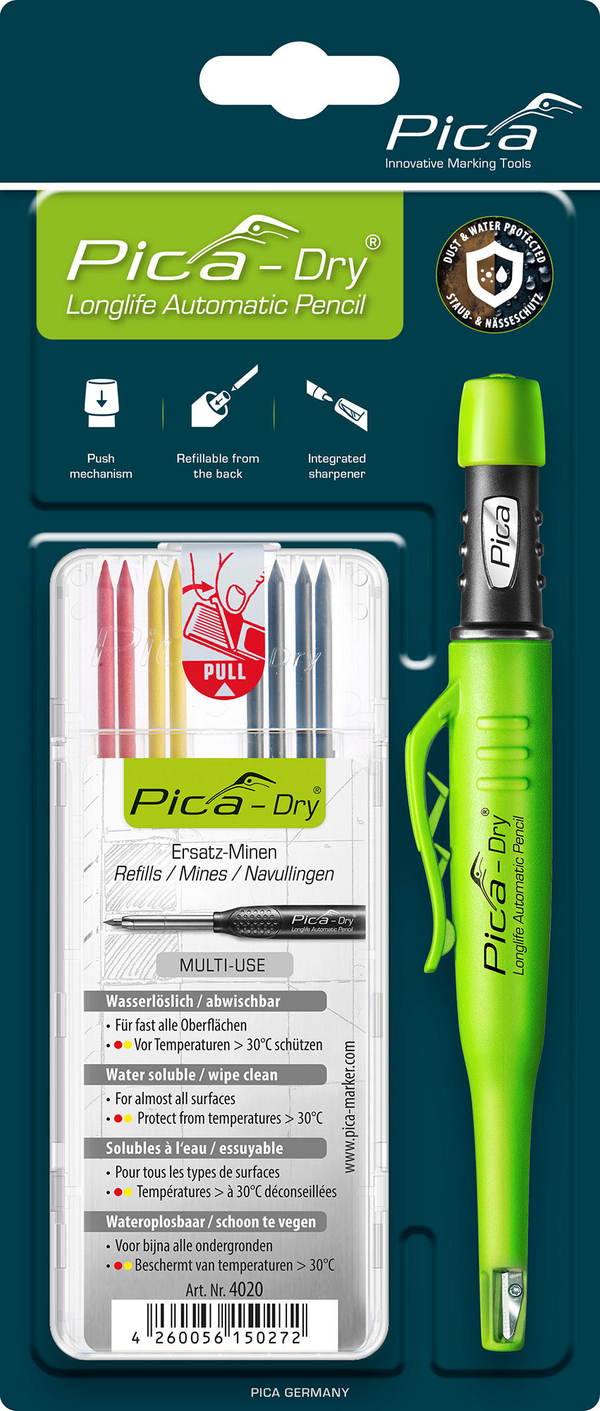 Pica 30402, Pica-Dry bundle (1x3030 + 1x4020), blister-packed