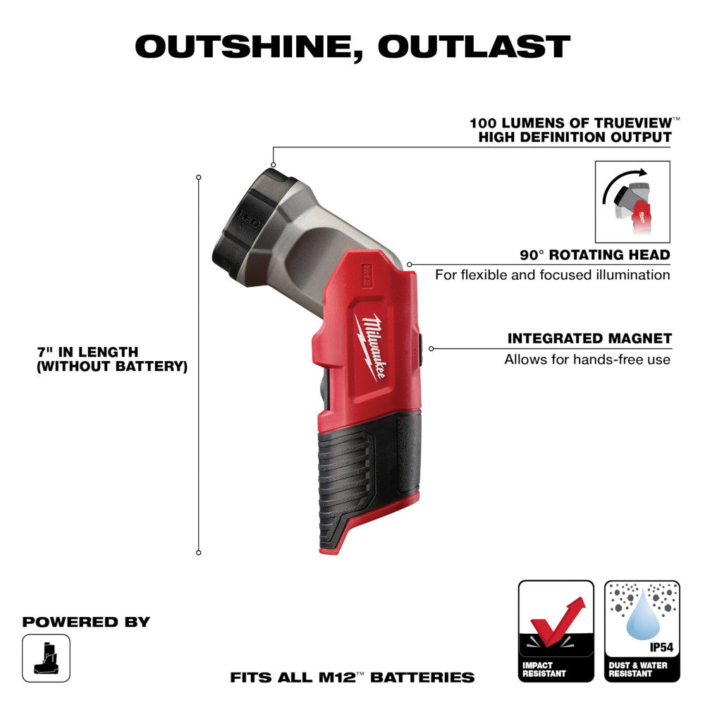 Milwaukee 49-24-0146, M12 Cordless LED Work Light