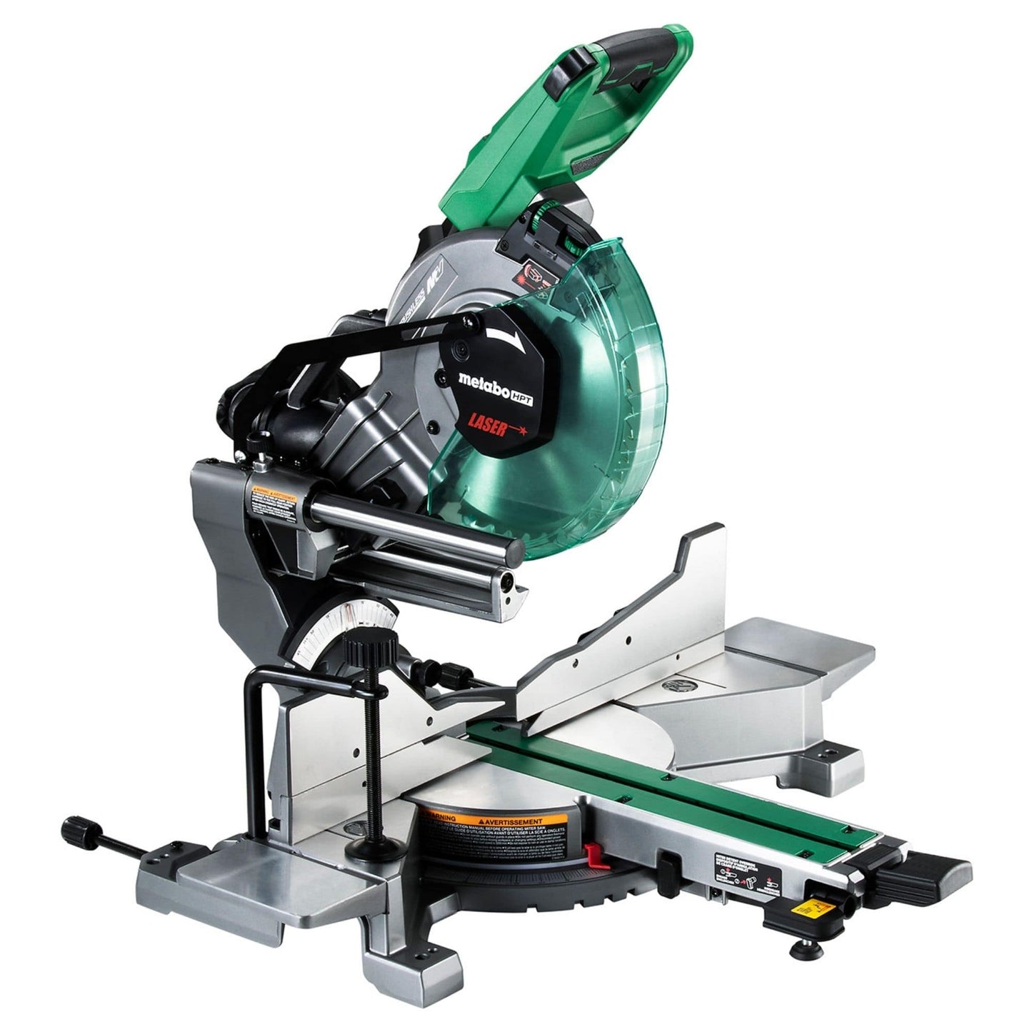 Metabo HPT C3610DRAQ4M, 36V MultiVolt™ 10 Inch Dual Bevel Sliding Cordless Miter Saw (Tool Body Only)