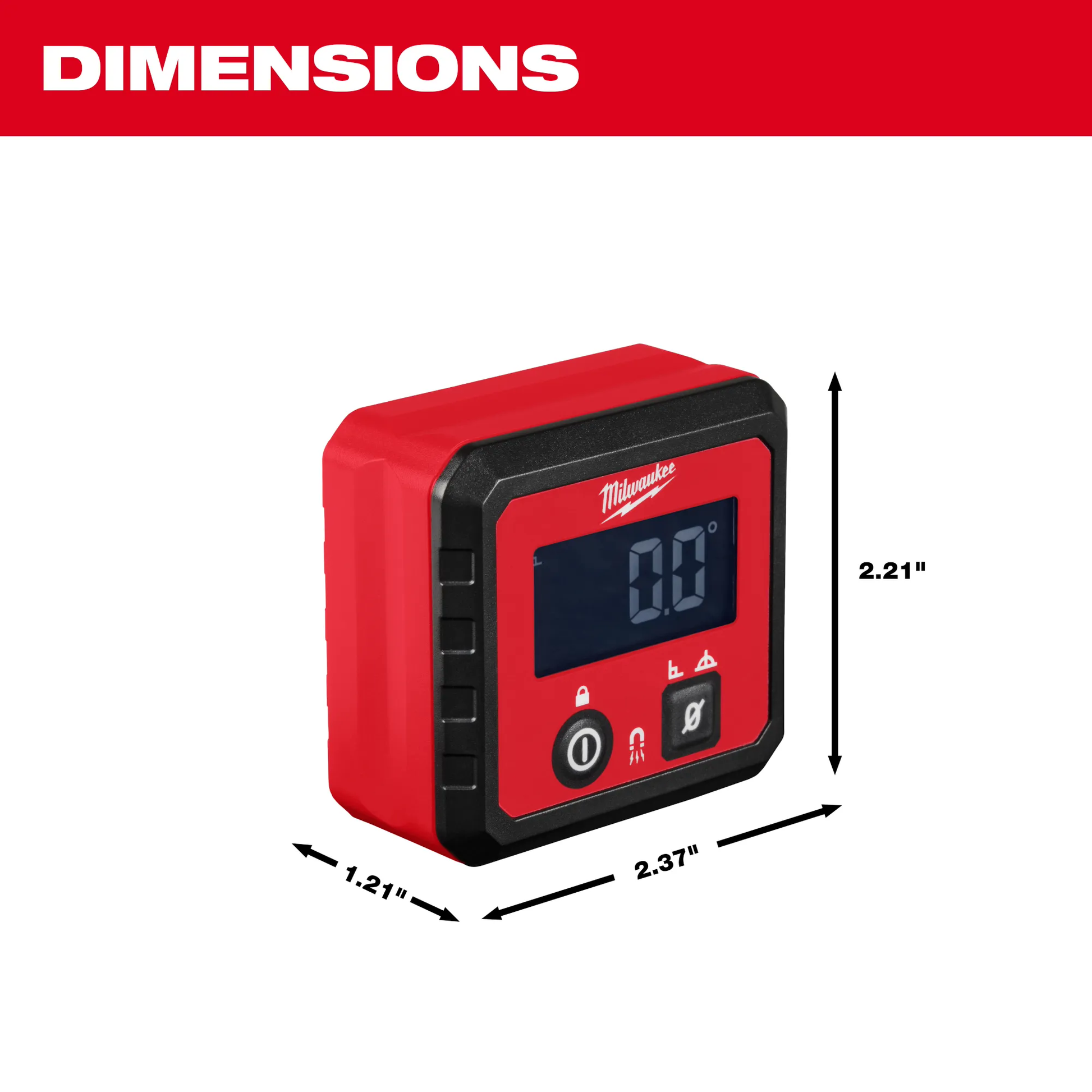 Milwaukee 48-22-5602, Digital Angle Gauge