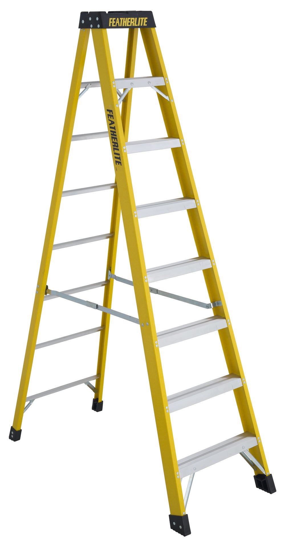 Featherlite 6908, 8′ EXTRA-HEAVY DUTY FIBERGLASS STEPLADDER (IN-STORE PICKUP ONLY)