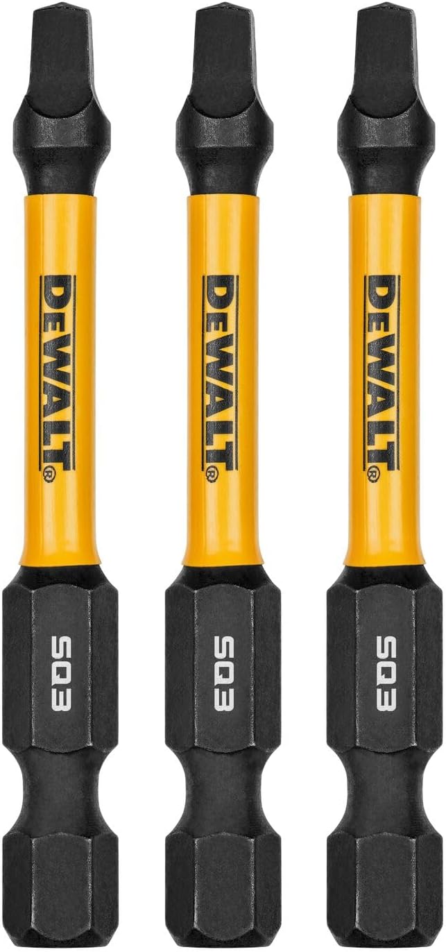 DEWALT DWAF2SQ3IR3,  2.25IN SQUARE #3 FLEXTORQ 3PK