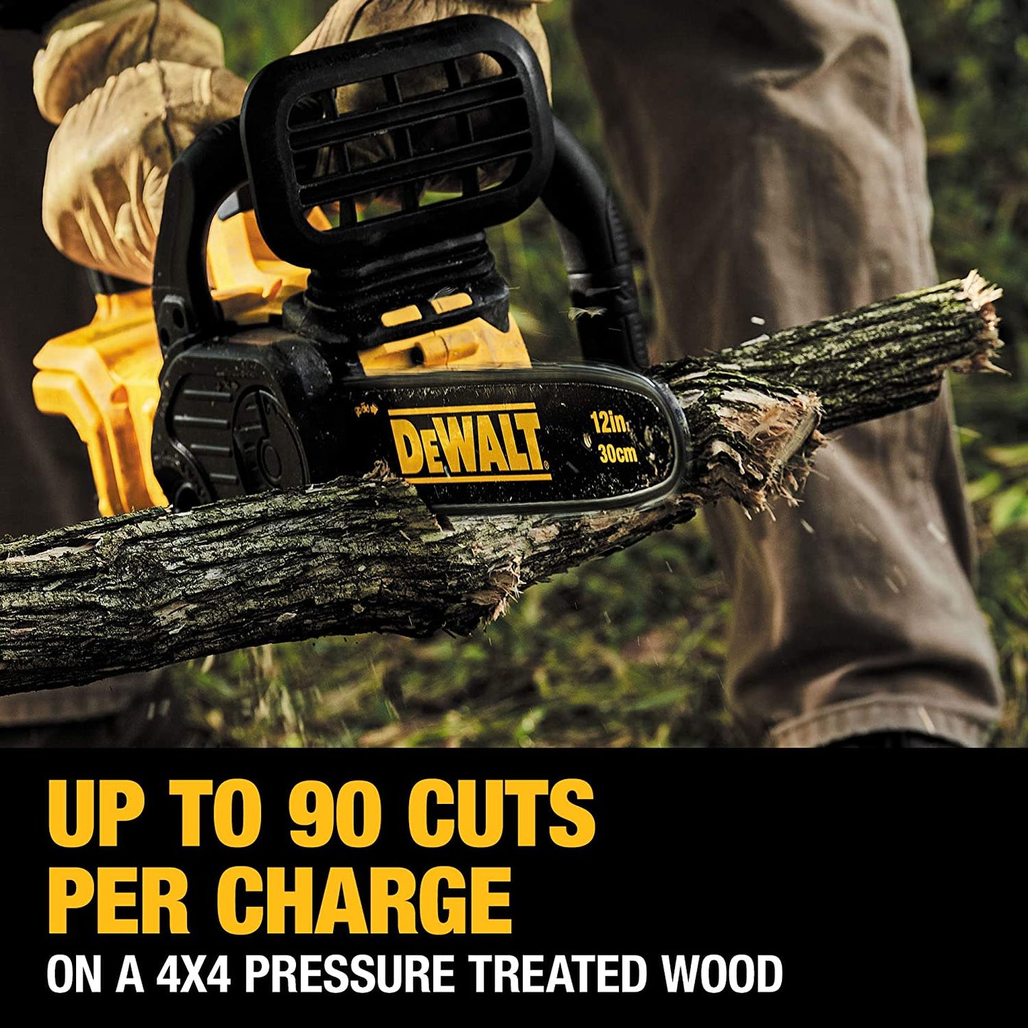 DEWALT DCCS620B, 20V MAX XR Compact 12'' Chainsaw (Tool Only)