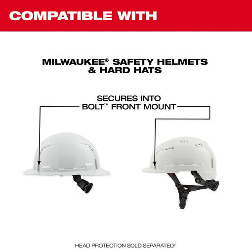 Milwaukee 48-73-1415, BOLT™ Eye Visor - Tinted Dual Coat Lens (Compatible with Milwaukee® Safety Helmets & Hard Hats)