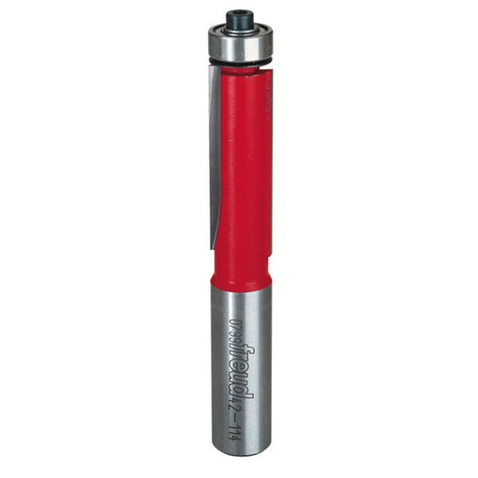 Freud 42-114, Carbide Router Bit - 1/2" x 1-1/2" Bottom Bearing Flush Trim Bit (1/2" Shank)