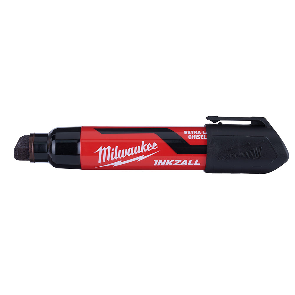 Milwaukee 48-22-3260, INKZALL Extra Large Chisel Tip Black Marker