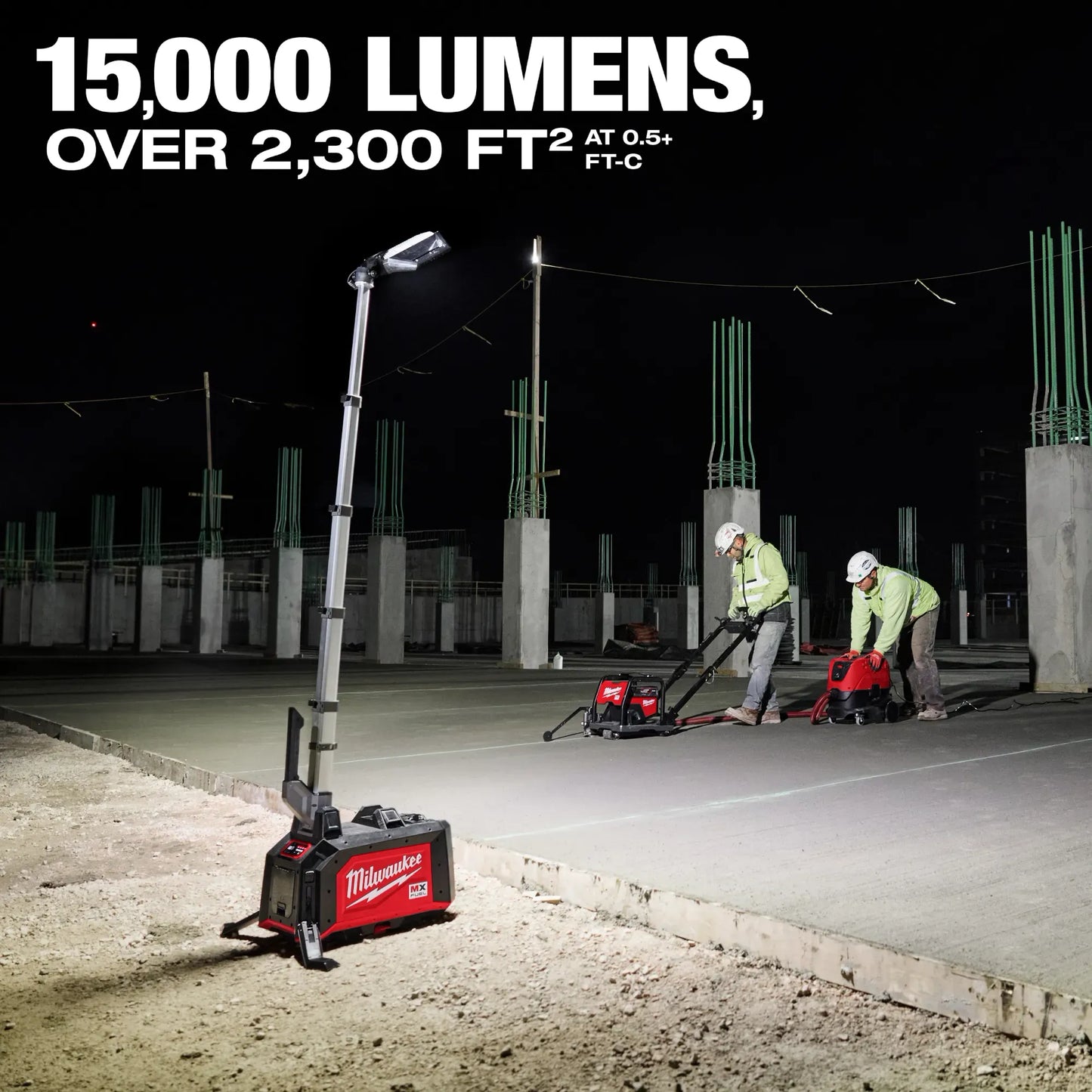 Milwaukee MXF040-1XC, MX FUEL™ ROCKET™ Dual Power Compact Tower Light