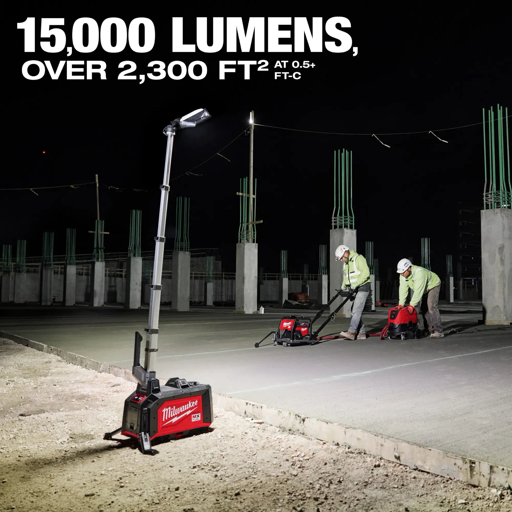 Milwaukee MXF040-1XC, MX FUEL™ ROCKET™ Dual Power Compact Tower Light