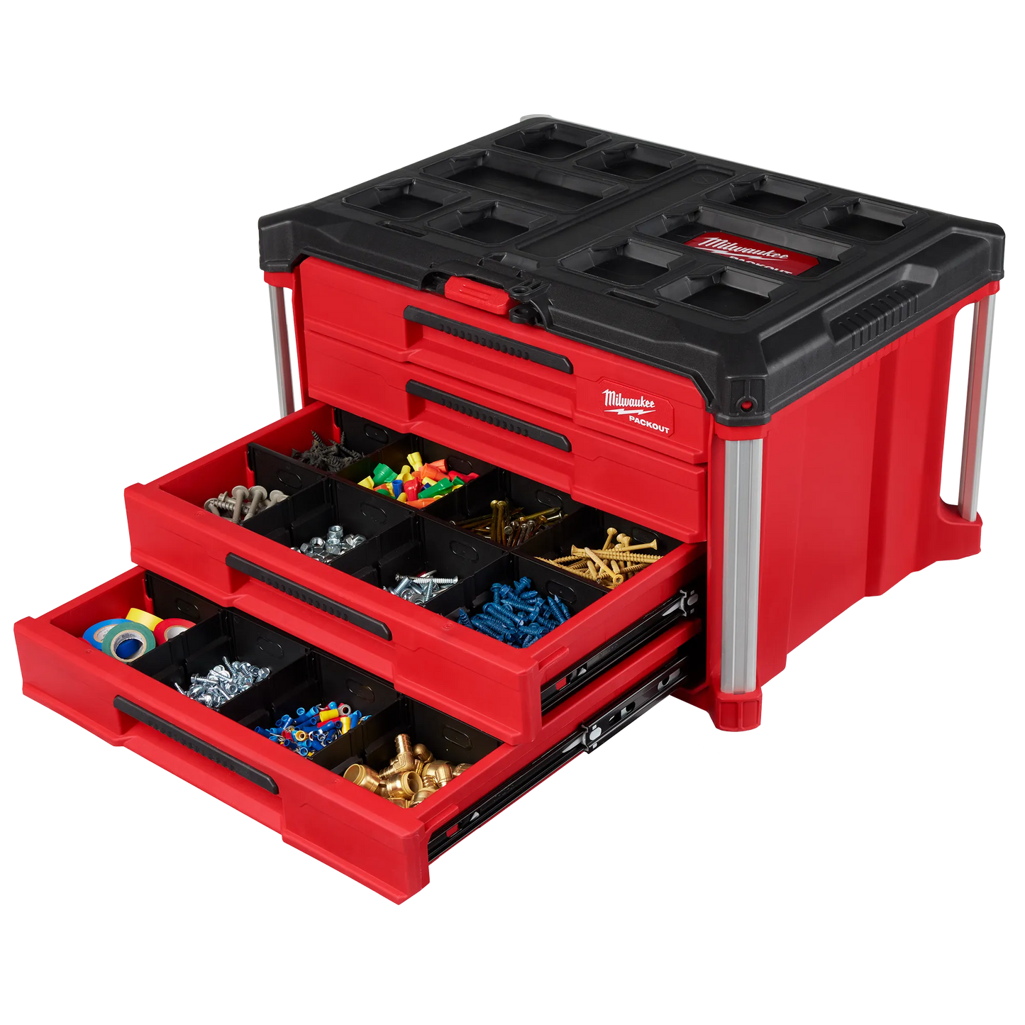 Milwaukee 48-22-8444, PACKOUT™ 4 Drawer Tool Box