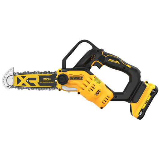 DEWALT DCCS623L1, 20V MAX Brushless Cordless 8" Pruning Chainsaw Kit (3.0AH)