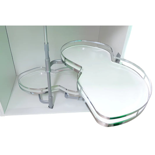 Eurofit WLM-003L, Peanut Shape Blind Corner  (Left Swing in Grey Color)