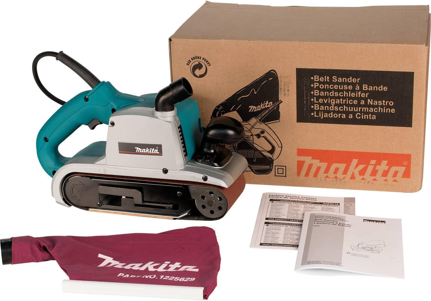 Makita 9403, 4" X 24" Belt Sander
