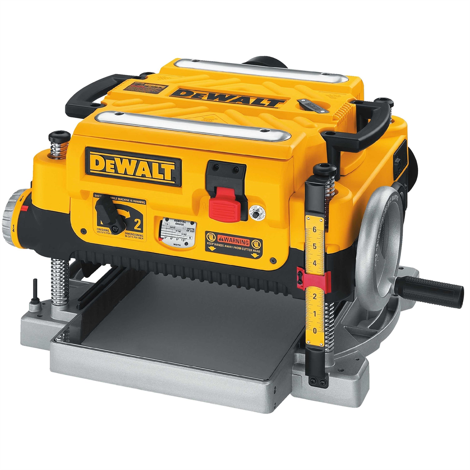 DEWALT DW735, 13'' Three Knife, Two Speed Thickness Planer