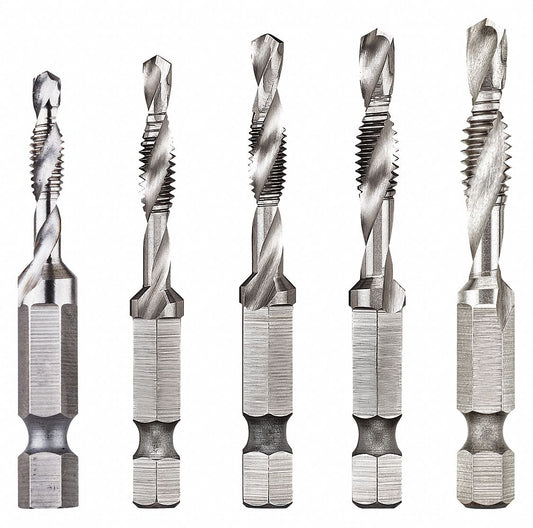 DEWALT DWADT5SET, 5 pc Drill Tap Set