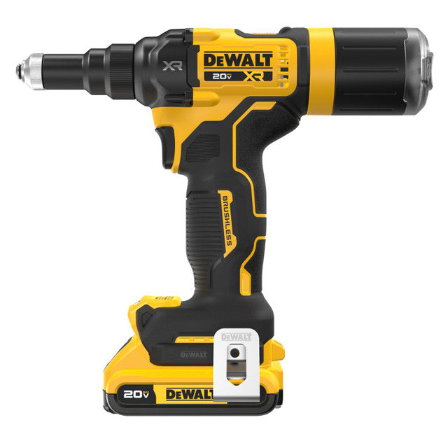 DEWALT DCF403D1, 20V MAX* XR® Brushless Cordless 3/16" Rivet Tool Kit