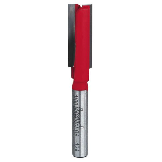 Freud 04-124, 3/8" x 1"  Double Flute Straight Router Bit (1/4" Shank)