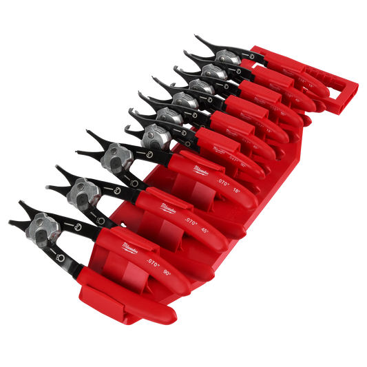 Milwaukee 48-22-6539, 9PC SNAP RING PLIERS SET