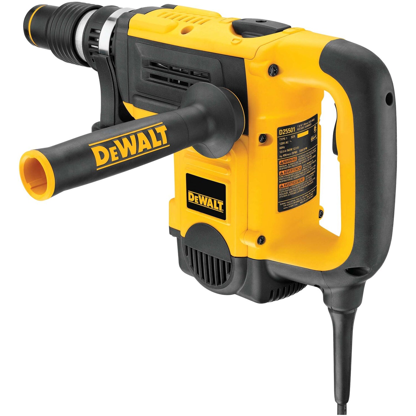 DEWALT D25501K, 1-9/16'' SDS MAX Combination Hammer Kit
