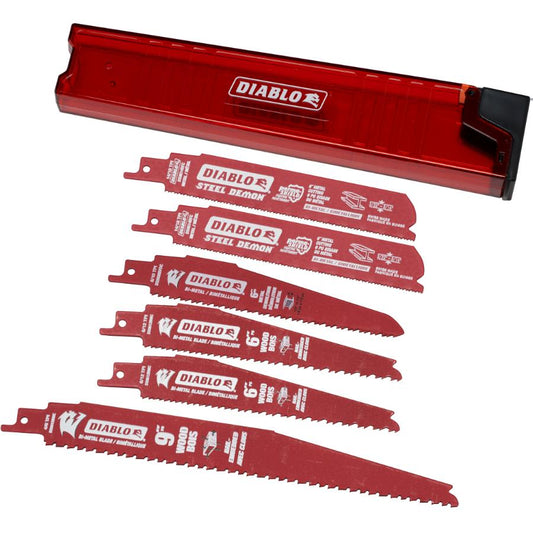 Diablo DS006SC, 6 Piece Recip Blade Set