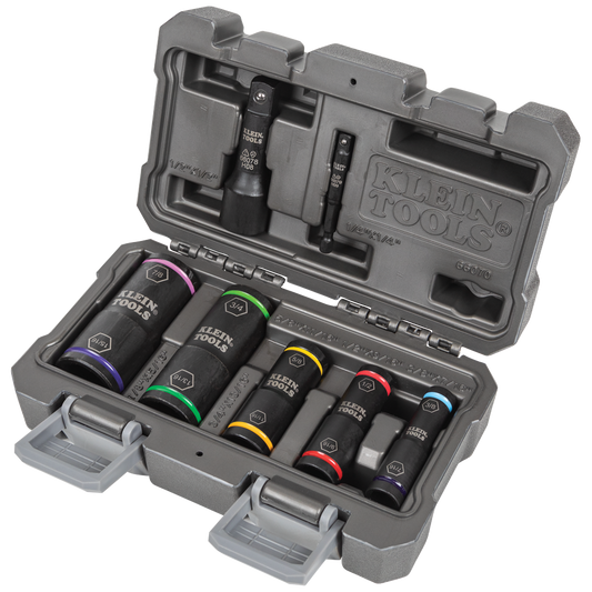 Klein Tools 66070, Flip Impact Socket Set, 7-Piece