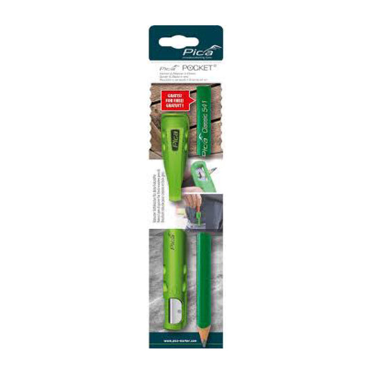 Pica 505/02, Pica Pocket with 1 stonemason pencil 24cm