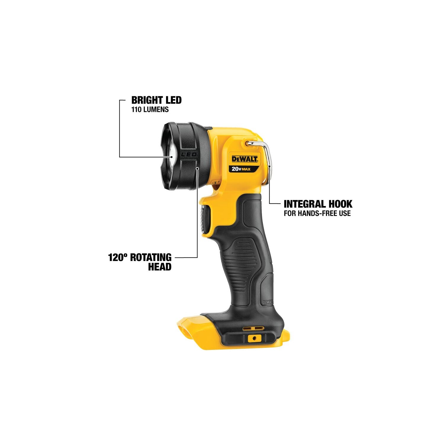 DEWALT DCL040, 20V MAX LED FLASHLIGHT