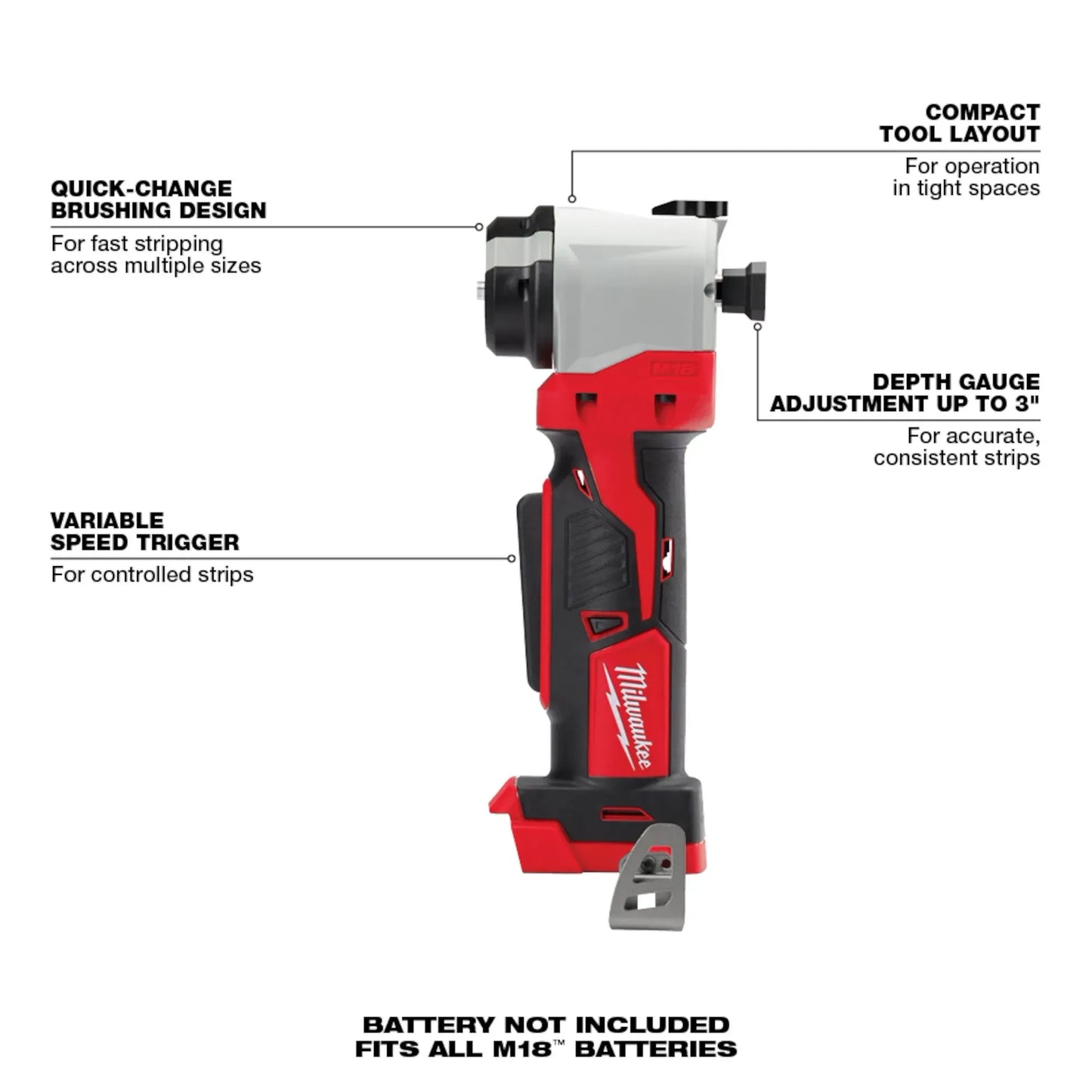 Milwaukee 2935-20, M18 Cable Stripper (Tool Only)
