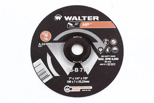 Walter 08B710, 7X1/4 HP DEP CTR WHEELS