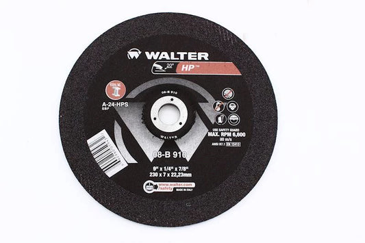 Walter 08B910, 9X1/4 HP DEP CTR WHEELS