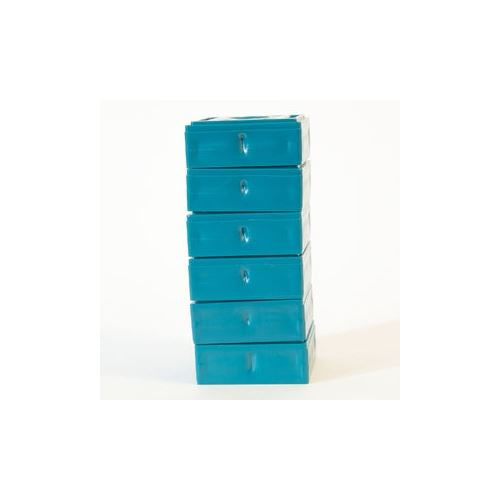 StealthMounts TMSPACE-BLU-6, Optional Universal Spacer (12mm) - 6 pk - Teal