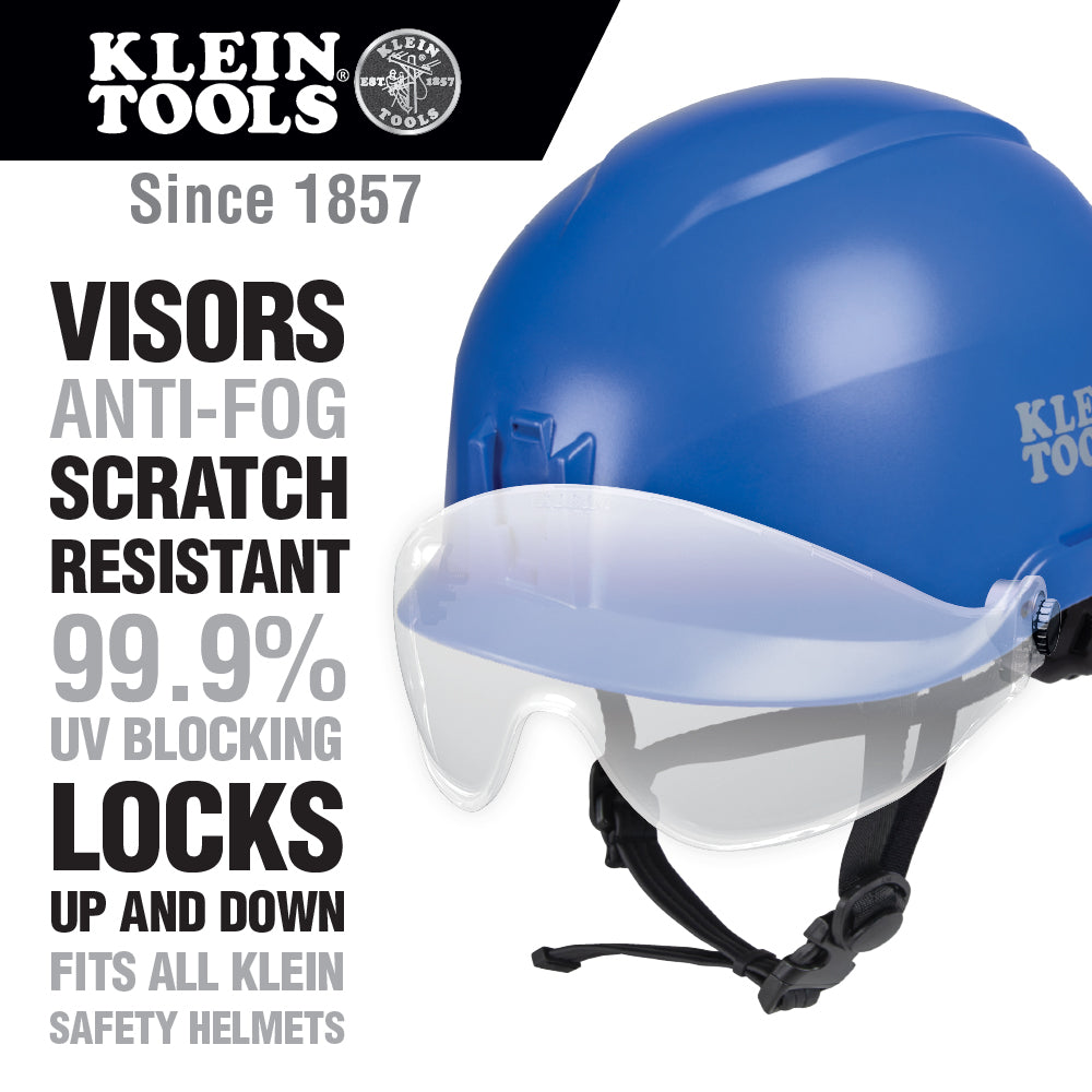 Klein Tools VISORCLR, Safety Helmet Visor Clear