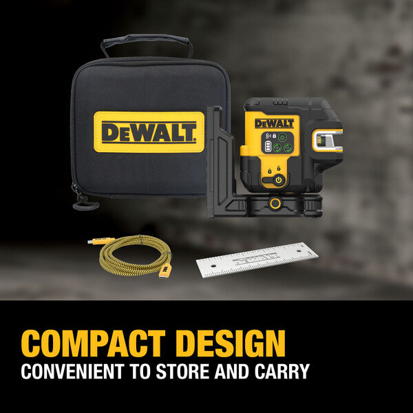 DEWALT DCLE14251GB, Rechargable 5 Spot Combo Laser