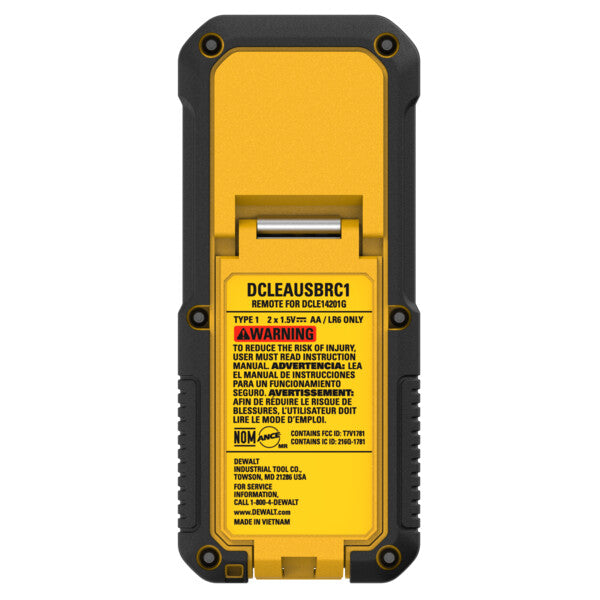 DEWALT DCLEAUSBRC1, Remote for USB Crossline Laser DCLE14021GB