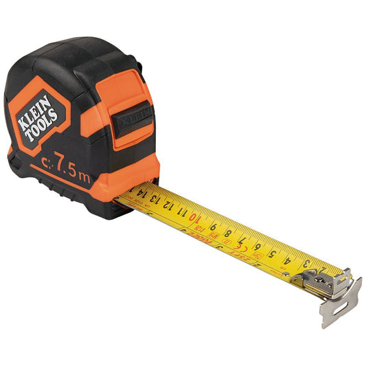 Klein Tools 9375, Tape Measure, 7.5-Meter Magnetic Double-Hook