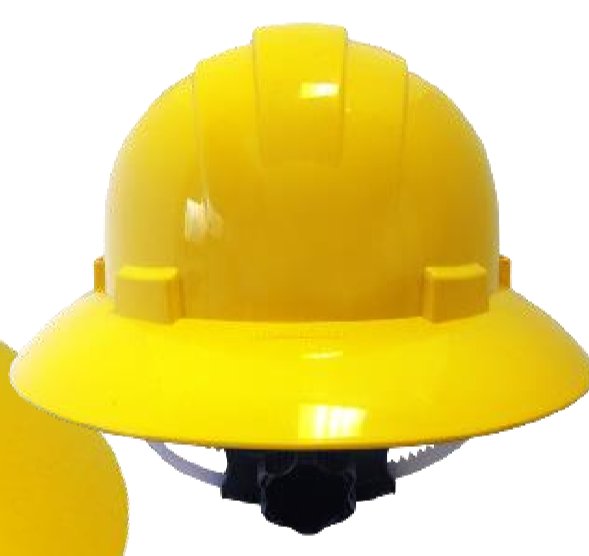 Workhorse SHDHA6WBYQ, WIDE BRIM Hard Hat CSA TYPE I (Yellow)