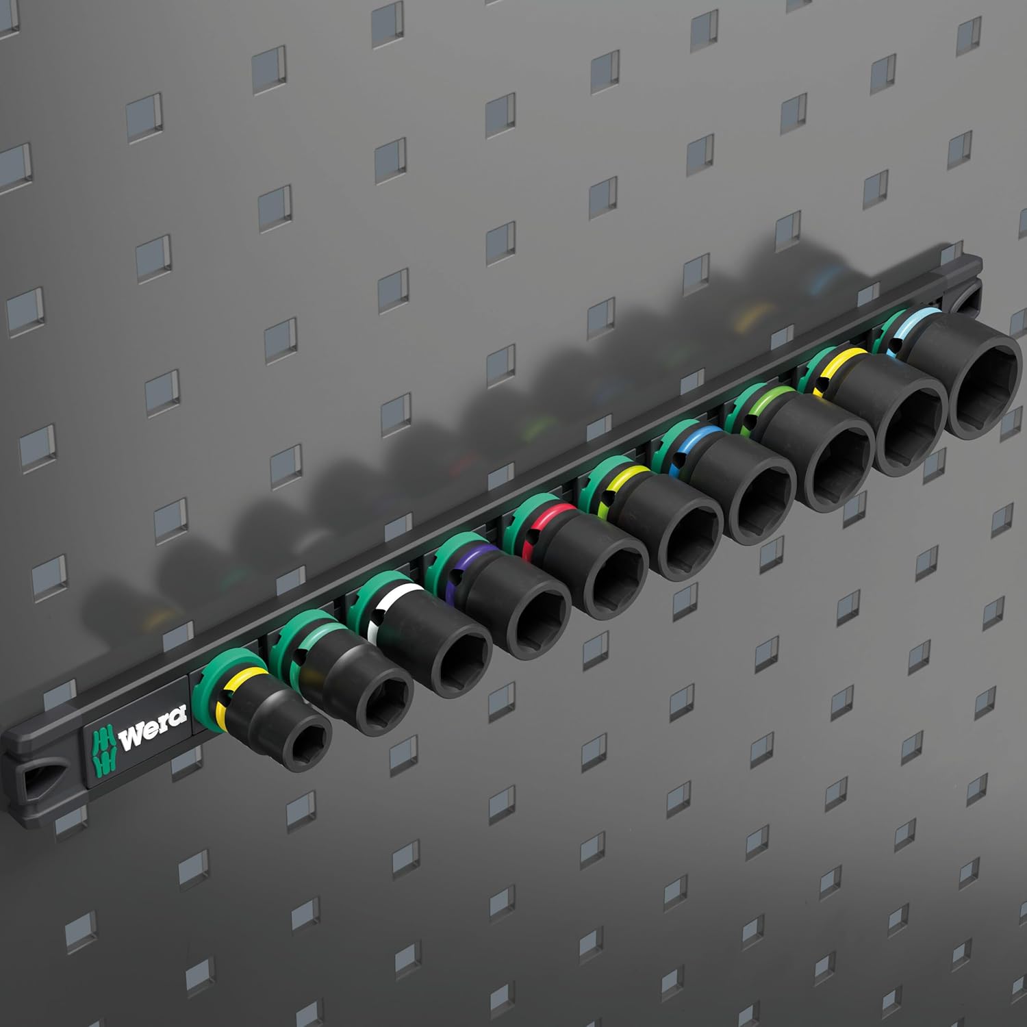 Wera 05005452001, 9608 Magnetic rail B Impaktor Imperial 1, 9 pieces