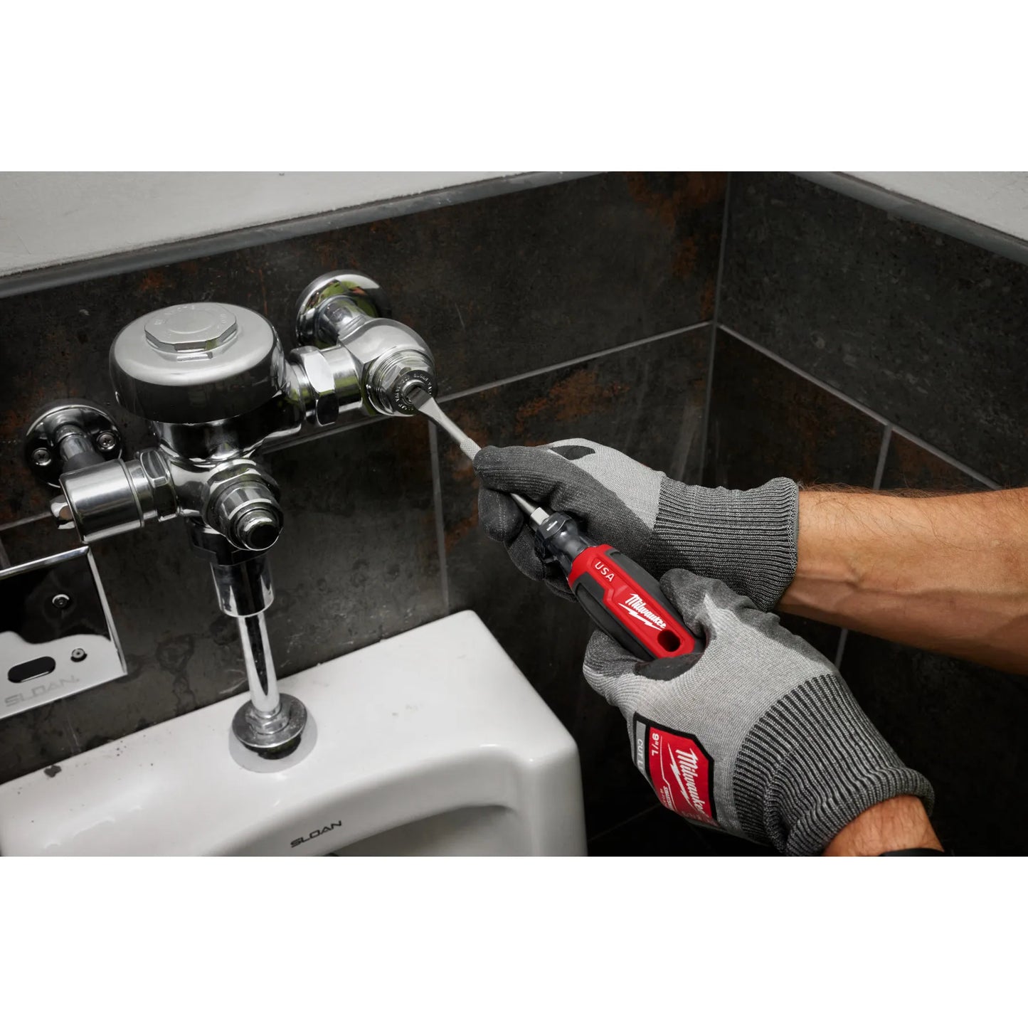 Milwaukee MT206, 1/4" Slotted 4" Cushion Grip Screwdriver (USA)