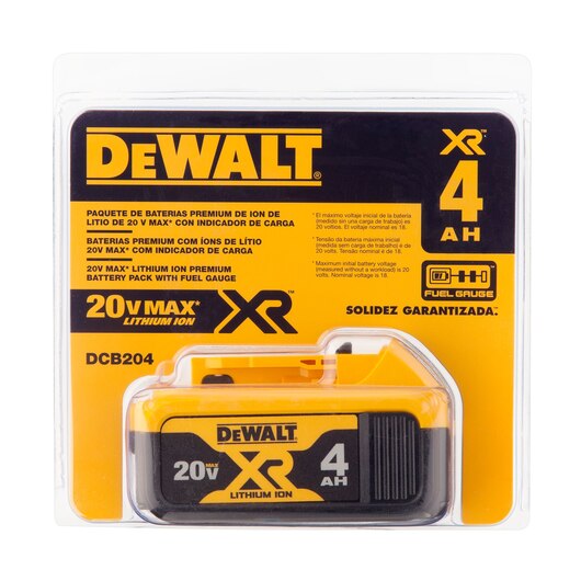 DEWALT DCB204, 20V MAX Li-Ion Battery (4.0 Ah)