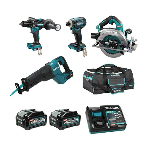 Makita DK0127G401, XGT 40V MAX Li-Ion Brushless 4 Piece Combo Kit