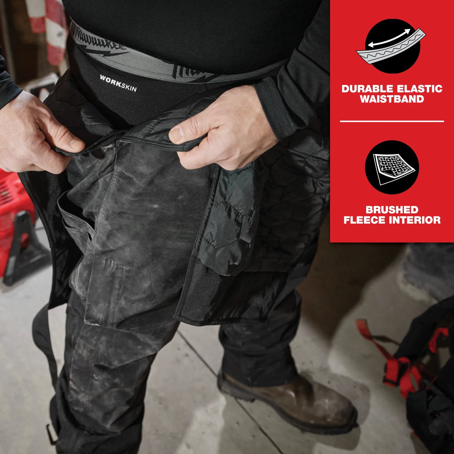 Milwaukee 441B WORKSKIN™ Baselayer Pants Black 