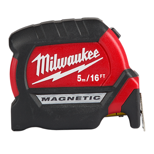 Milwaukee 48-22-0317, 5m/16ft Compact Magnetic Tape Measure