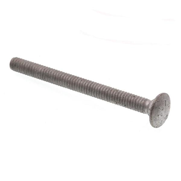 Carriage Bolt Pan Head Hot-Dip Galvanized Steel 1/2" X 8" ($/PC)