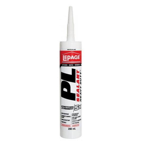 LePage 2161393, PL Heavy Duty SEALANT WHITE 280ML