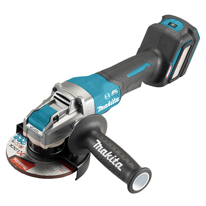 Makita GA044GZ, 40V max XGT Brushless Cordless 5" Variable Speed X-Lock Angle Grinder w/ Paddle Switch, AFT, AWS & XPT (Tool Only)