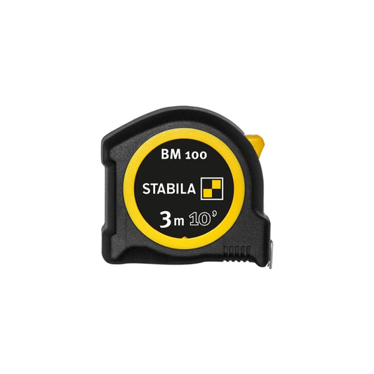 Stabila 30810, BM100 Pocket Tape 3m 10ft Cm+inch