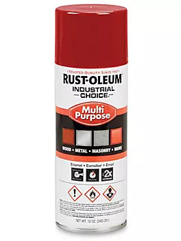 Rust-Oleum 1660830, Industrial Spray Paint - OSHA Safety Red